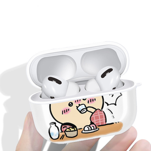 ちいかわ くりまんじゅう Chii-kawa kuri manjū 【AirPods Pro用】ハードシェル保護ケース 耐衝撃・防指紋・カラビナ付き商品仕様