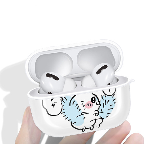 ちいかわ モモンガ Chii-kawa Momonga 【AirPods Pro用】ハードシェル保護ケース 耐衝撃・防指紋・カラビナ付き商品仕様