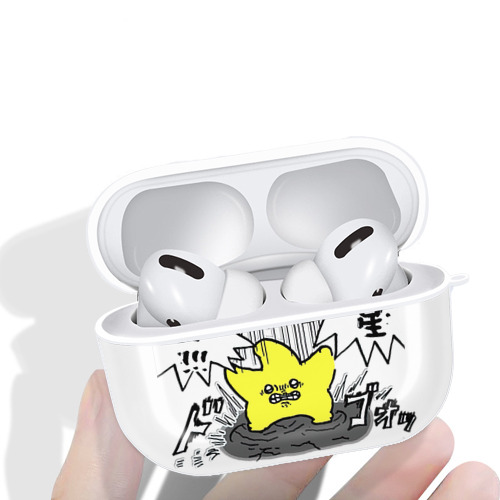 ちいかわ 流れ星 Chii-kawa Shooting star 【AirPods Pro用】ハードシェル保護ケース 耐衝撃・防指紋・カラビナ付き商品仕様