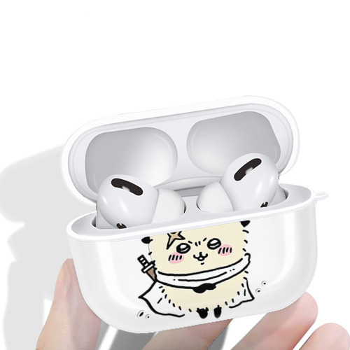 ちいかわ ラッコ Chii-kawa Sea otter 【AirPods Pro用】ハードシェル保護ケース 耐衝撃・防指紋・カラビナ付き商品仕様
