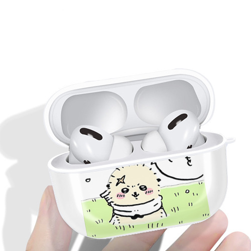 ちいかわ ラッコ Chii-kawa Sea otter 【AirPods Pro用】ハードシェル保護ケース 耐衝撃・防指紋・カラビナ付き商品仕様