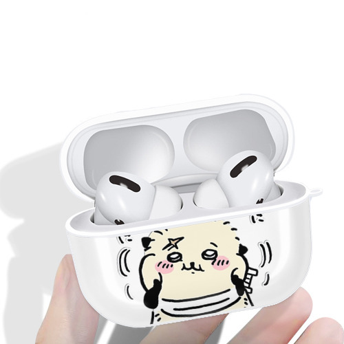 ちいかわ ラッコ Chii-kawa Sea otter 【AirPods Pro用】ハードシェル保護ケース 耐衝撃・防指紋・カラビナ付き商品仕様