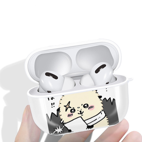 ちいかわ ラッコ Chii-kawa Sea otter 【AirPods Pro用】ハードシェル保護ケース 耐衝撃・防指紋・カラビナ付き商品仕様