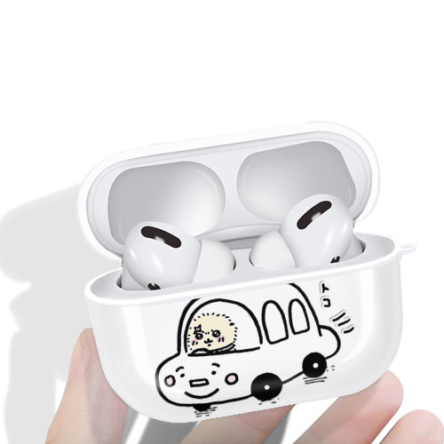 ちいかわ ラッコ Chii-kawa Sea otter 【AirPods Pro用】ハードシェル保護ケース 耐衝撃・防指紋・カラビナ付き商品仕様