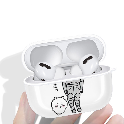 ちいかわ 労働の鎧さん Chii-kawa Mr. Armor of Labor 【AirPods Pro用】ハードシェル保護ケース 耐衝撃・防指紋・カラビナ付き商品仕様