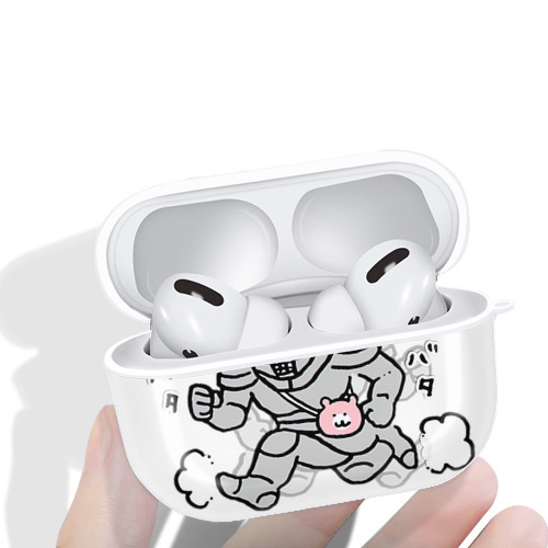 ちいかわ 労働の鎧さん Chii-kawa Mr. Armor of Labor 【AirPods Pro用】ハードシェル保護ケース 耐衝撃・防指紋・カラビナ付き商品仕様