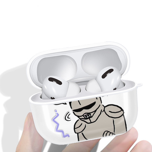 ちいかわ 労働の鎧さん Chii-kawa Mr. Armor of Labor 【AirPods Pro用】ハードシェル保護ケース 耐衝撃・防指紋・カラビナ付き商品仕様