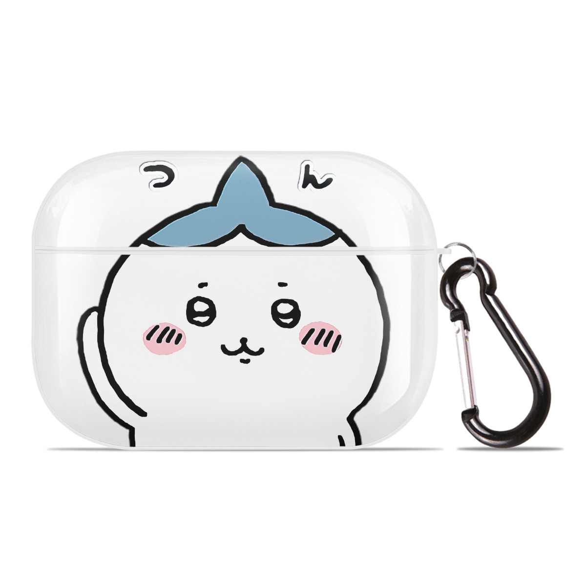 （画像用） ちいかわ ハチワレ Chii-kawa hachiware 【AirPods Pro用】ハードシェル保護ケース 耐衝撃・防指紋・カラビナ付き商品仕様