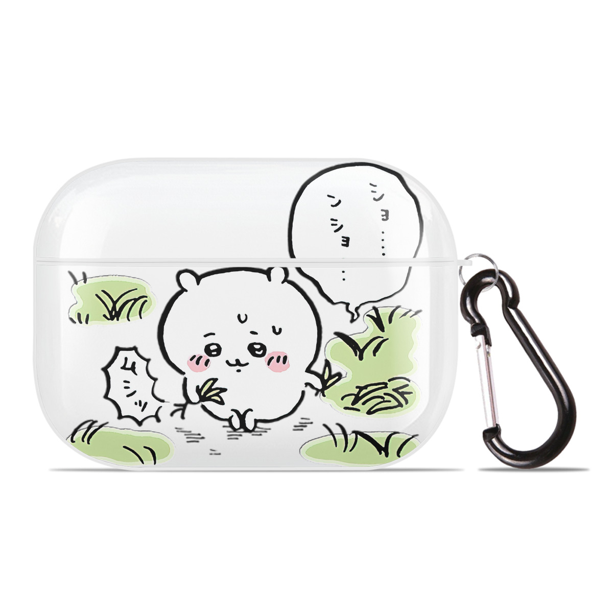 （画像用） ちいかわ ちいかわ Chii-kawa chiikawa 【AirPods Pro用】ハードシェル保護ケース 耐衝撃・防指紋・カラビナ付き商品仕様