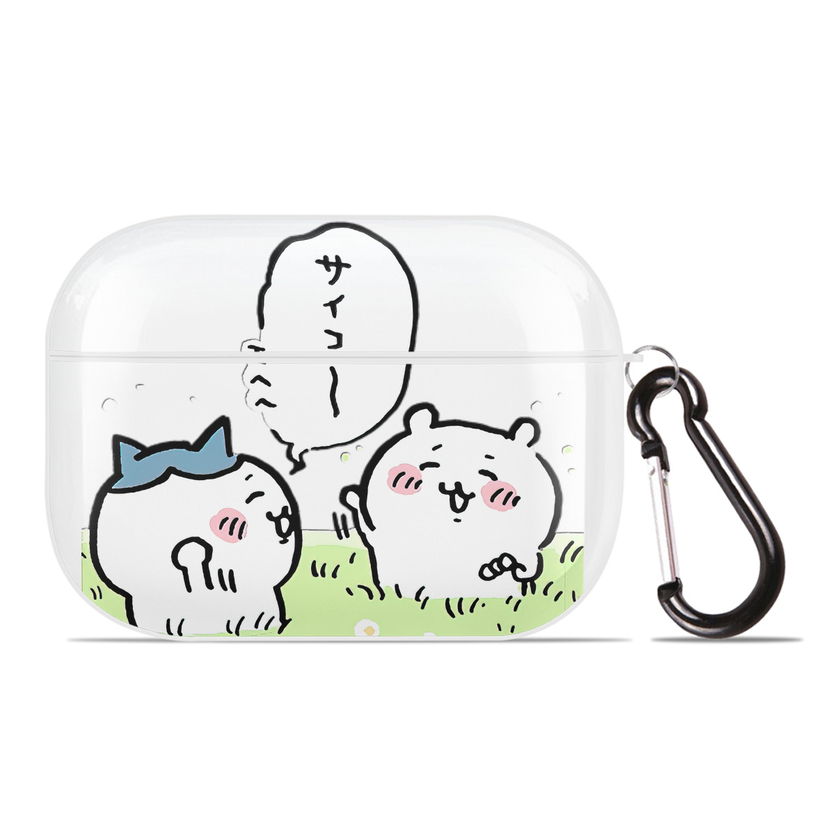 （画像用） ちいかわ ちいかわ Chii-kawa chiikawa 【AirPods Pro用】ハードシェル保護ケース 耐衝撃・防指紋・カラビナ付き商品仕様