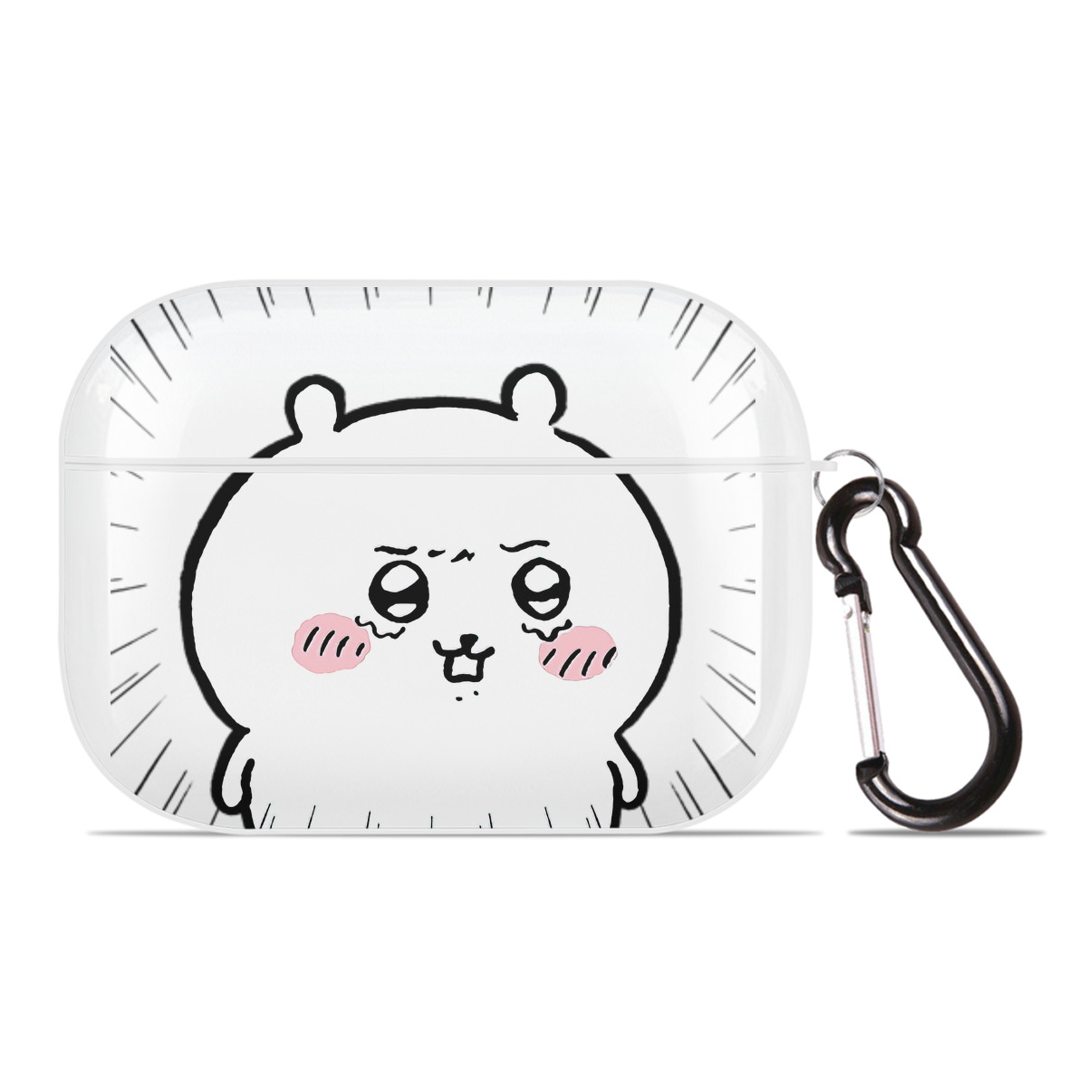（画像用） ちいかわ ちいかわ Chii-kawa chiikawa 【AirPods Pro用】ハードシェル保護ケース 耐衝撃・防指紋・カラビナ付き商品仕様