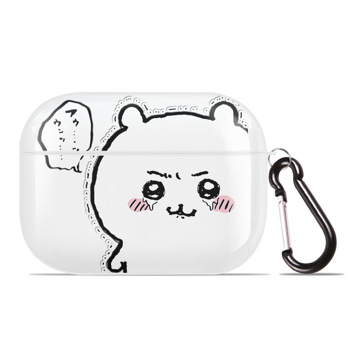 （画像用） ちいかわ ちいかわ Chii-kawa chiikawa 【AirPods Pro用】ハードシェル保護ケース 耐衝撃・防指紋・カラビナ付き商品仕様