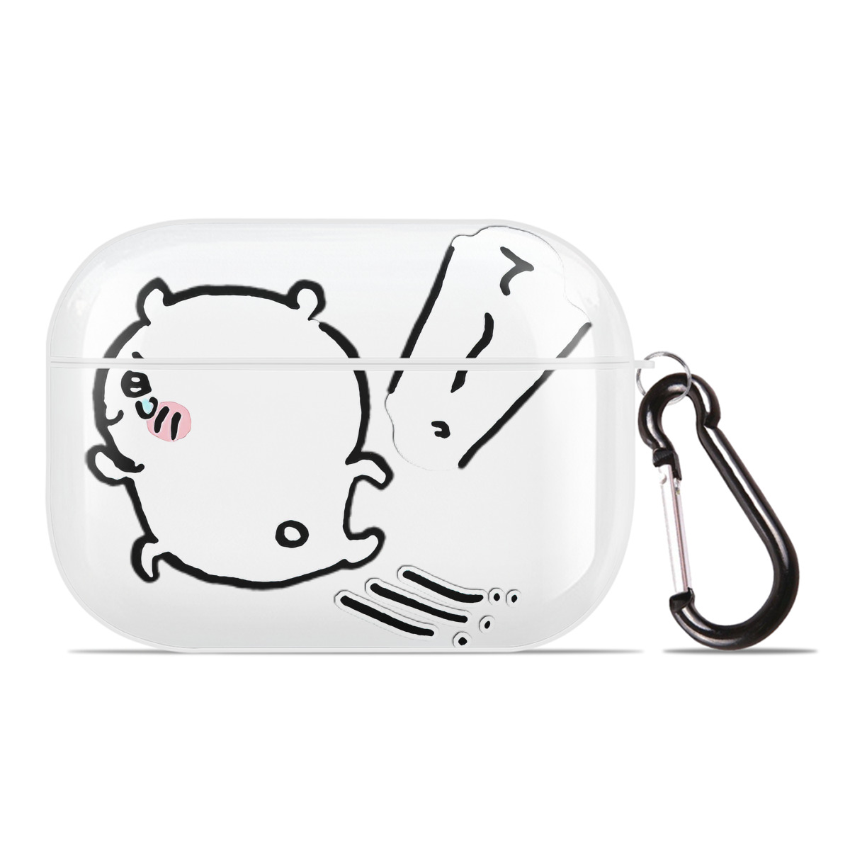（画像用） ちいかわ ちいかわ Chii-kawa chiikawa 【AirPods Pro用】ハードシェル保護ケース 耐衝撃・防指紋・カラビナ付き商品仕様
