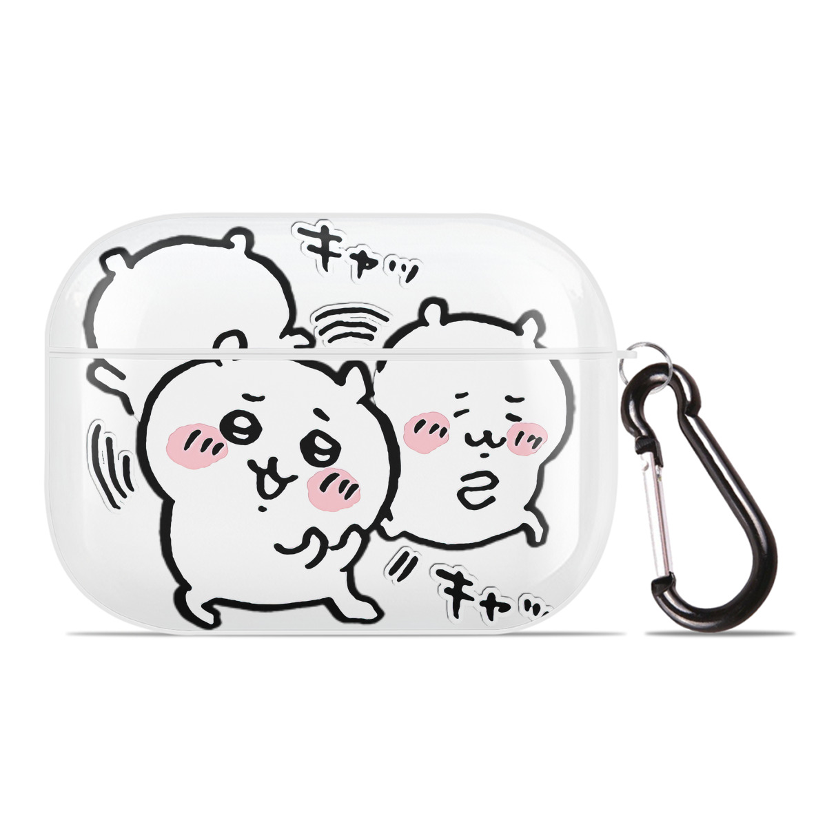 （画像用） ちいかわ ちいかわ Chii-kawa chiikawa 【AirPods Pro用】ハードシェル保護ケース 耐衝撃・防指紋・カラビナ付き商品仕様