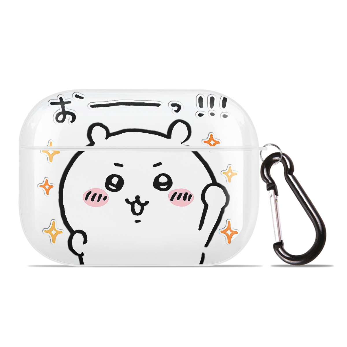 （画像用） ちいかわ ちいかわ Chii-kawa chiikawa 【AirPods Pro用】ハードシェル保護ケース 耐衝撃・防指紋・カラビナ付き商品仕様