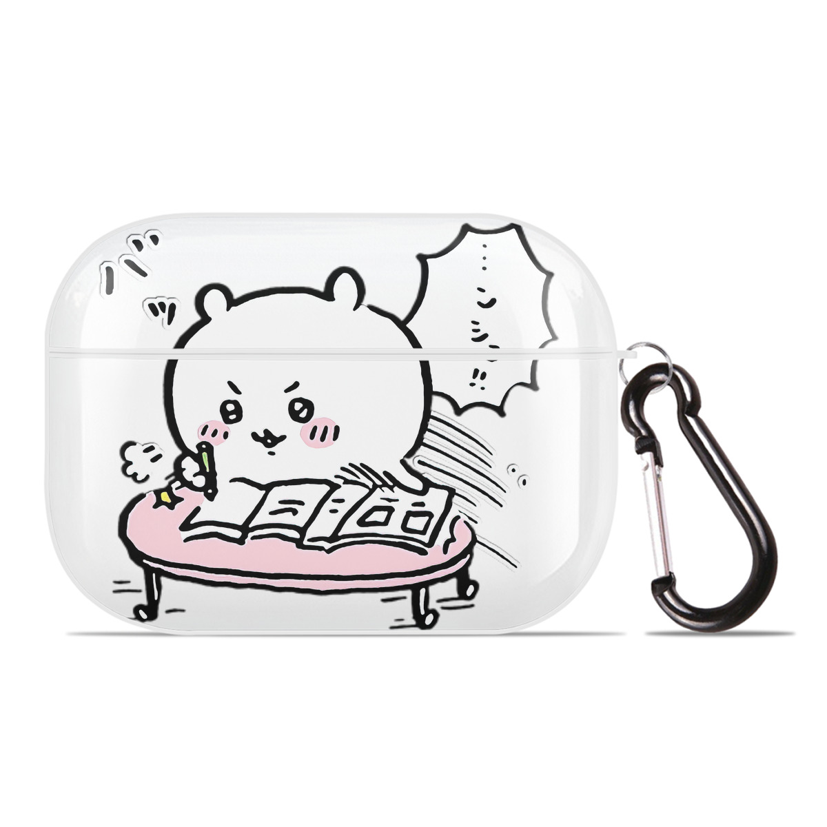 （画像用） ちいかわ ちいかわ Chii-kawa chiikawa 【AirPods Pro用】ハードシェル保護ケース 耐衝撃・防指紋・カラビナ付き商品仕様