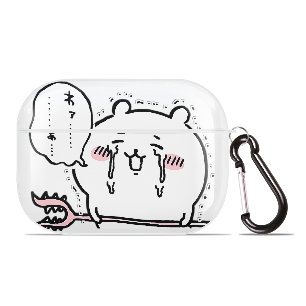 （画像用） ちいかわ ちいかわ Chii-kawa chiikawa 【AirPods Pro用】ハードシェル保護ケース 耐衝撃・防指紋・カラビナ付き商品仕様