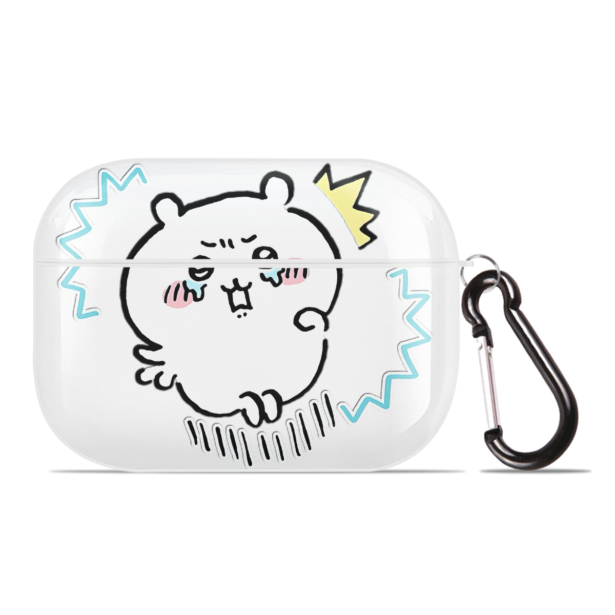 （画像用） ちいかわ ちいかわ Chii-kawa chiikawa 【AirPods Pro用】ハードシェル保護ケース 耐衝撃・防指紋・カラビナ付き商品仕様