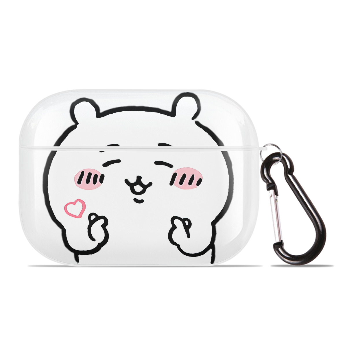 （画像用） ちいかわ ちいかわ Chii-kawa chiikawa 【AirPods Pro用】ハードシェル保護ケース 耐衝撃・防指紋・カラビナ付き商品仕様