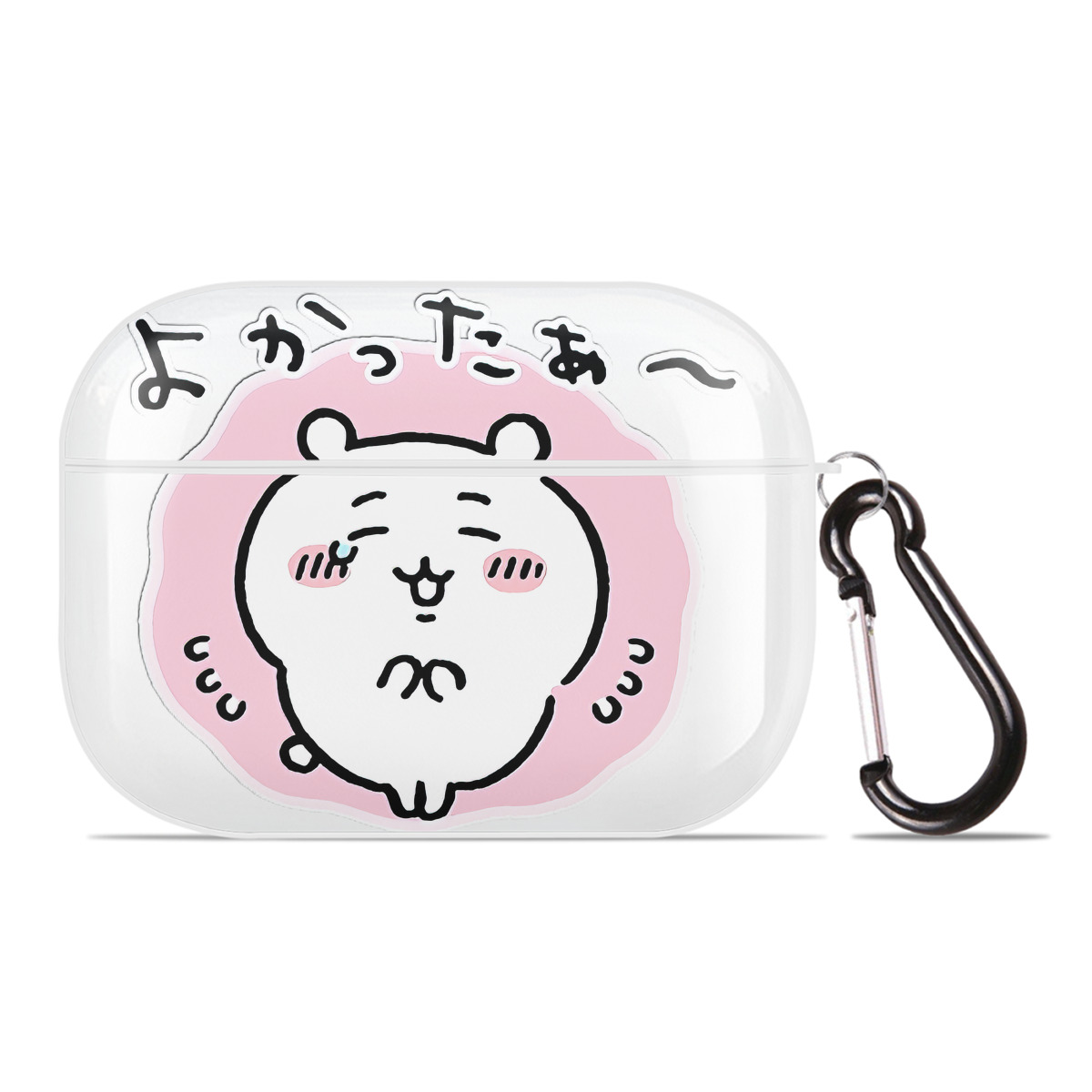 （画像用） ちいかわ ちいかわ Chii-kawa chiikawa 【AirPods Pro用】ハードシェル保護ケース 耐衝撃・防指紋・カラビナ付き商品仕様