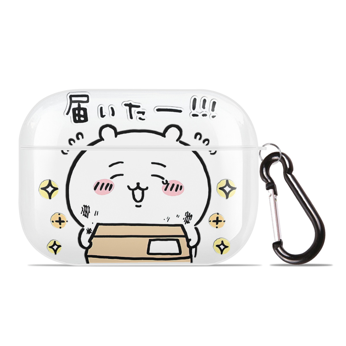 （画像用） ちいかわ ちいかわ Chii-kawa chiikawa 【AirPods Pro用】ハードシェル保護ケース 耐衝撃・防指紋・カラビナ付き商品仕様