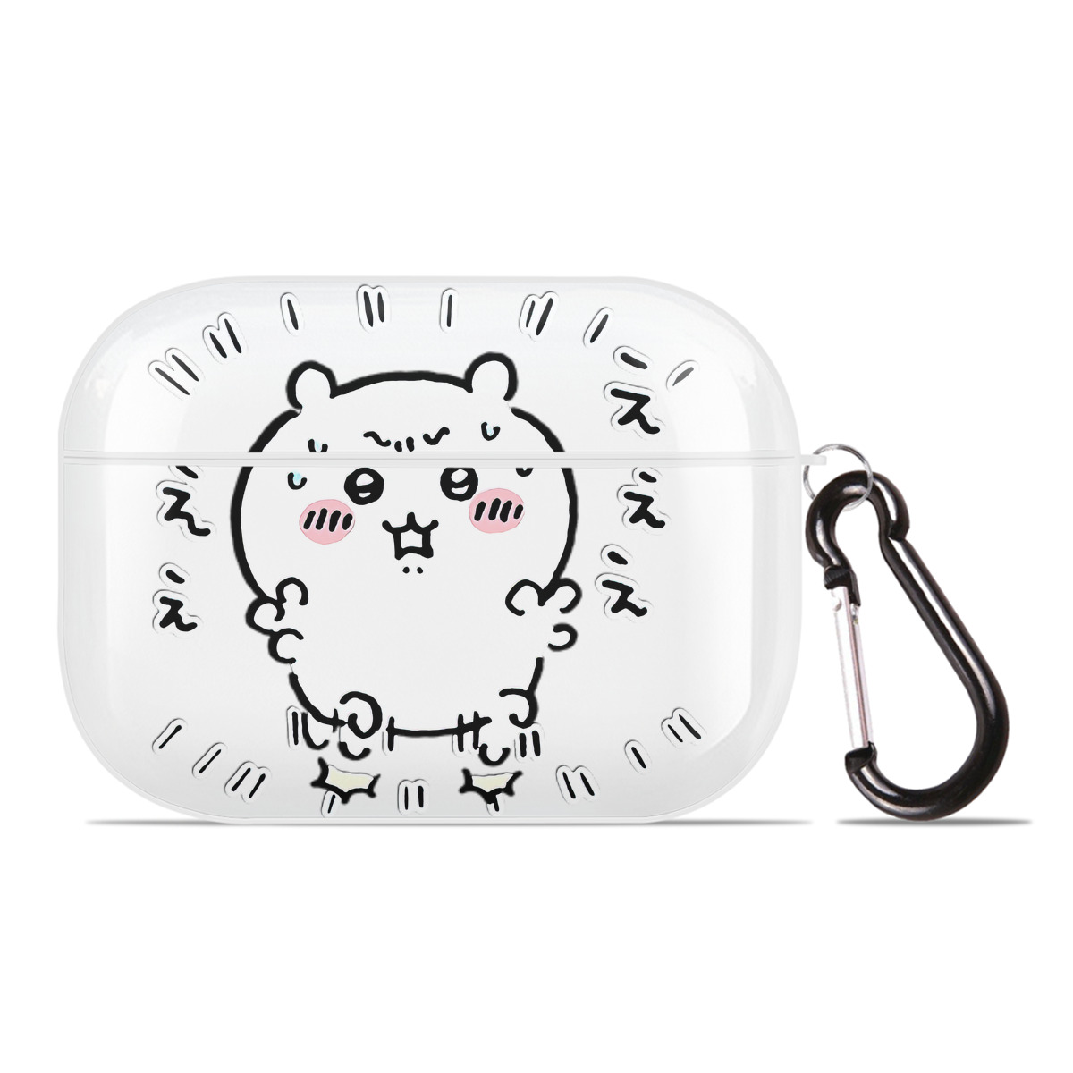 （画像用） ちいかわ ちいかわ Chii-kawa chiikawa 【AirPods Pro用】ハードシェル保護ケース 耐衝撃・防指紋・カラビナ付き商品仕様