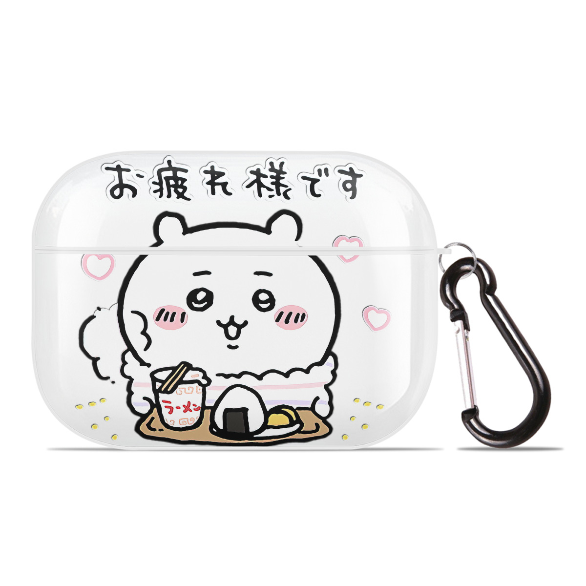 （画像用） ちいかわ ちいかわ Chii-kawa chiikawa 【AirPods Pro用】ハードシェル保護ケース 耐衝撃・防指紋・カラビナ付き商品仕様