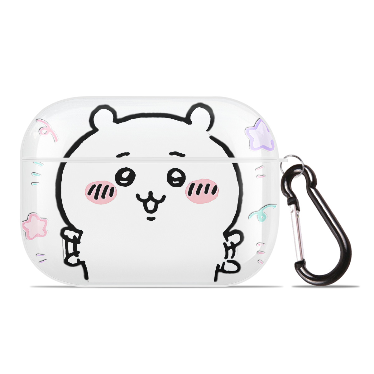 （画像用） ちいかわ ちいかわ Chii-kawa chiikawa 【AirPods Pro用】ハードシェル保護ケース 耐衝撃・防指紋・カラビナ付き商品仕様