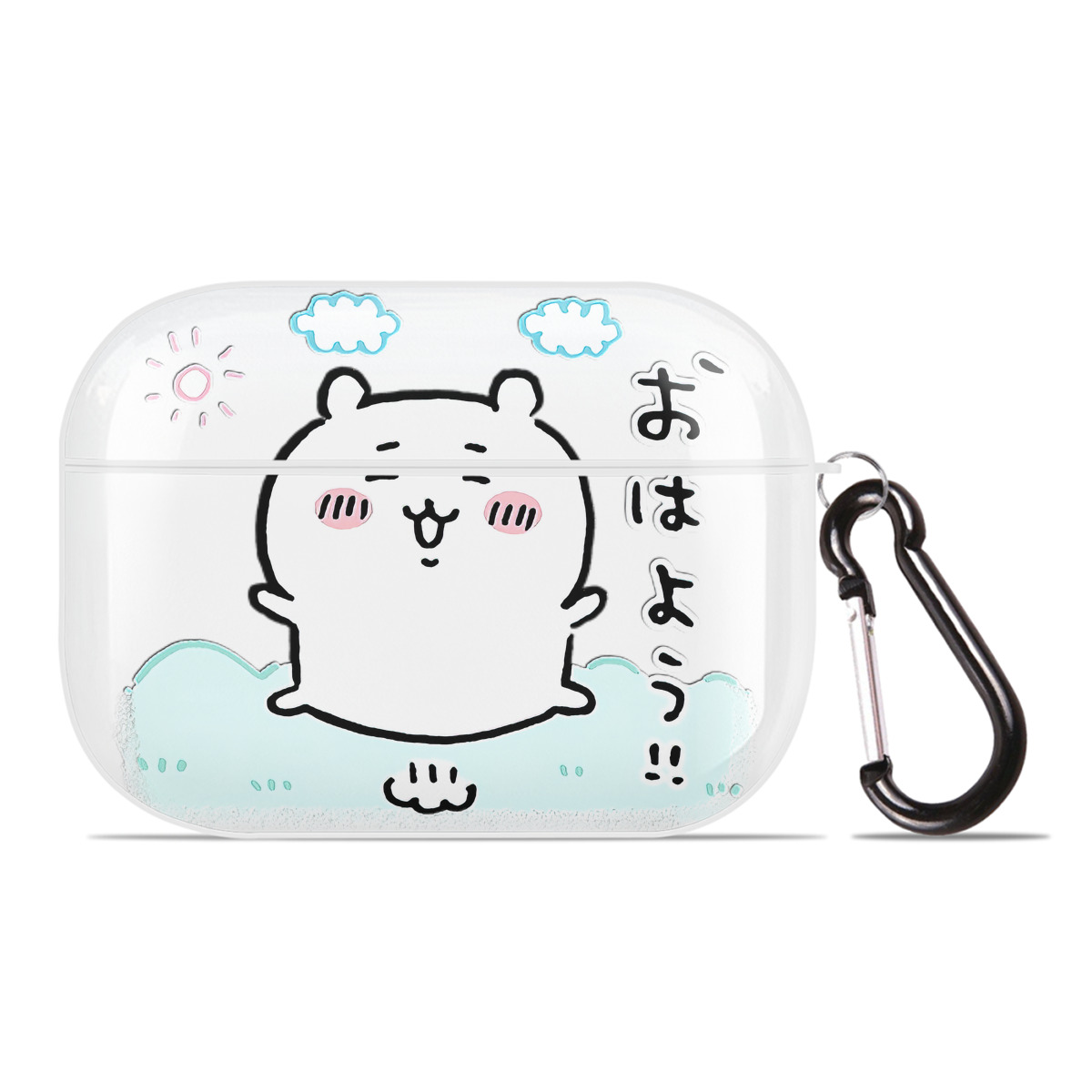 （画像用） ちいかわ ちいかわ Chii-kawa chiikawa 【AirPods Pro用】ハードシェル保護ケース 耐衝撃・防指紋・カラビナ付き商品仕様