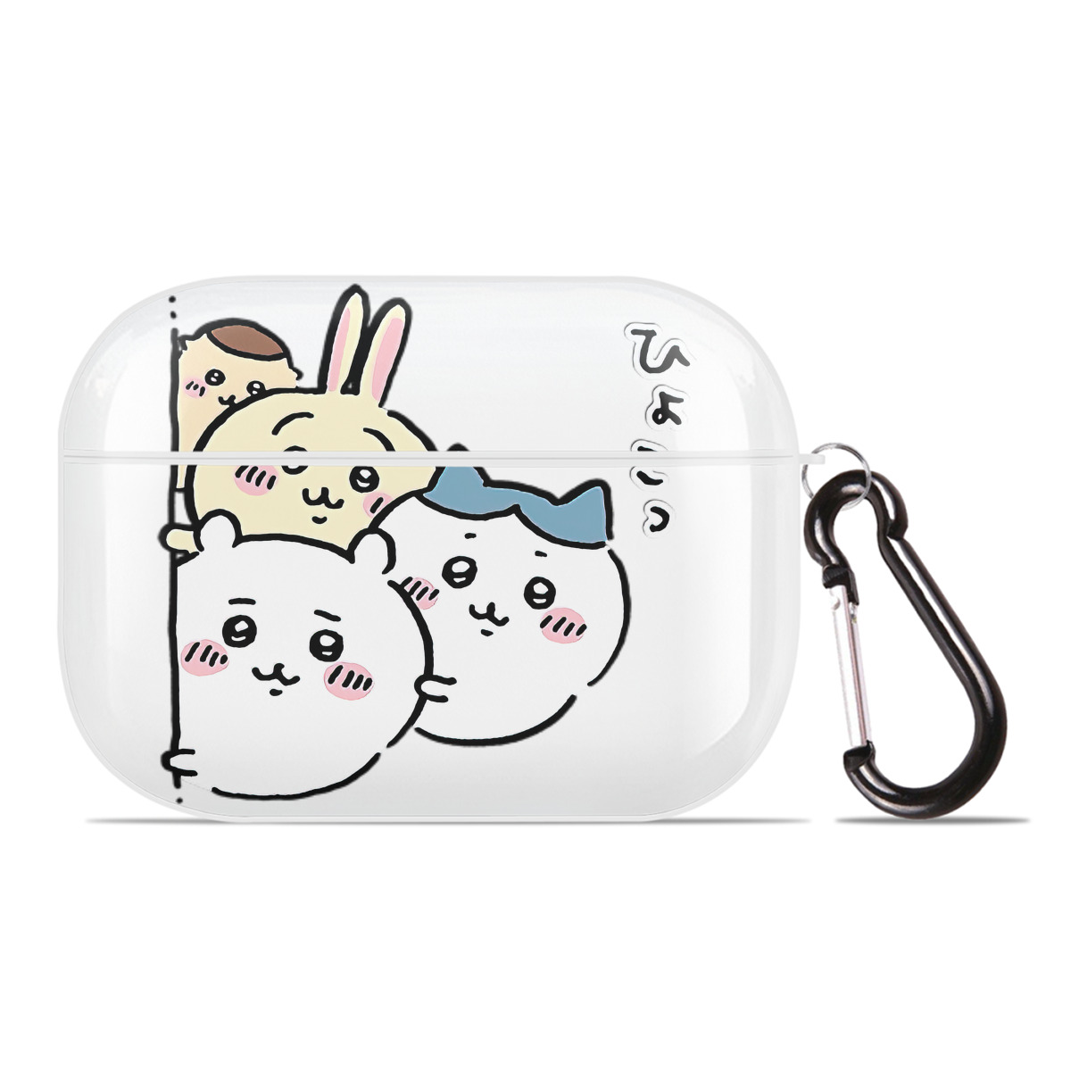 （画像用） ちいかわ ちいかわ Chii-kawa chiikawa 【AirPods Pro用】ハードシェル保護ケース 耐衝撃・防指紋・カラビナ付き商品仕様