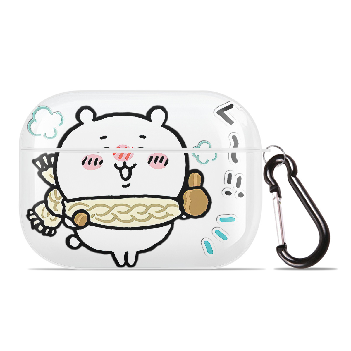 （画像用） ちいかわ ちいかわ Chii-kawa chiikawa 【AirPods Pro用】ハードシェル保護ケース 耐衝撃・防指紋・カラビナ付き商品仕様