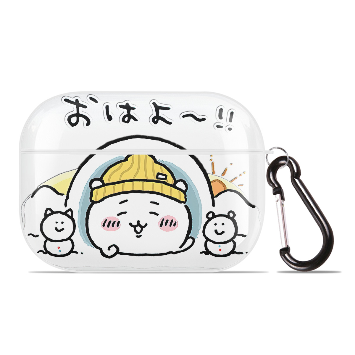 （画像用） ちいかわ ちいかわ Chii-kawa chiikawa 【AirPods Pro用】ハードシェル保護ケース 耐衝撃・防指紋・カラビナ付き商品仕様