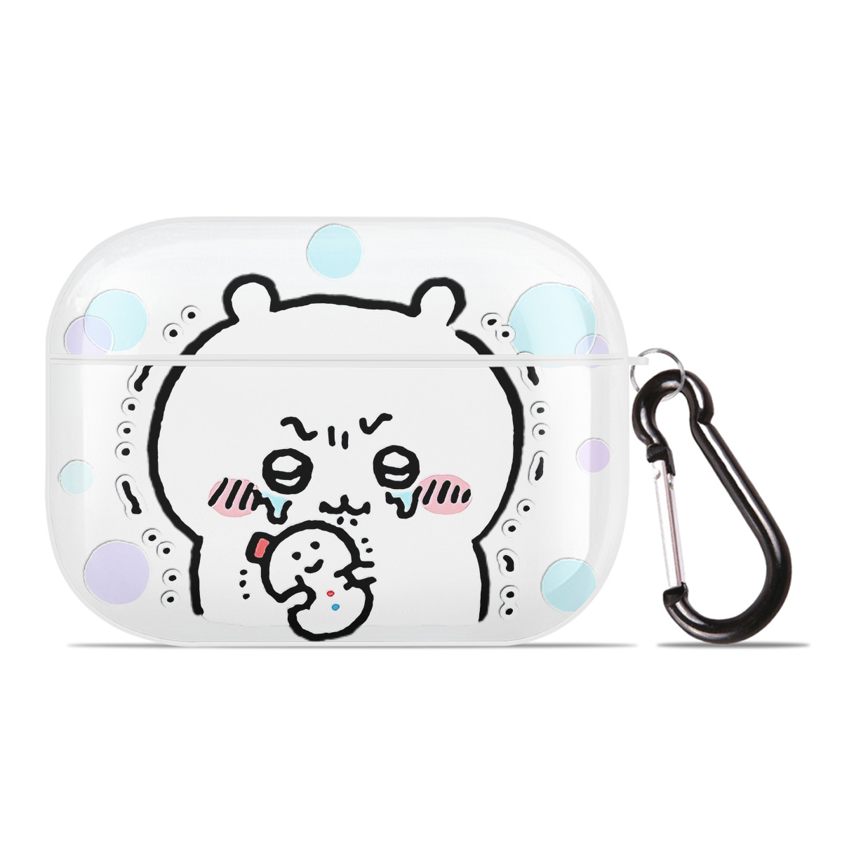 （画像用） ちいかわ ちいかわ Chii-kawa chiikawa 【AirPods Pro用】ハードシェル保護ケース 耐衝撃・防指紋・カラビナ付き商品仕様