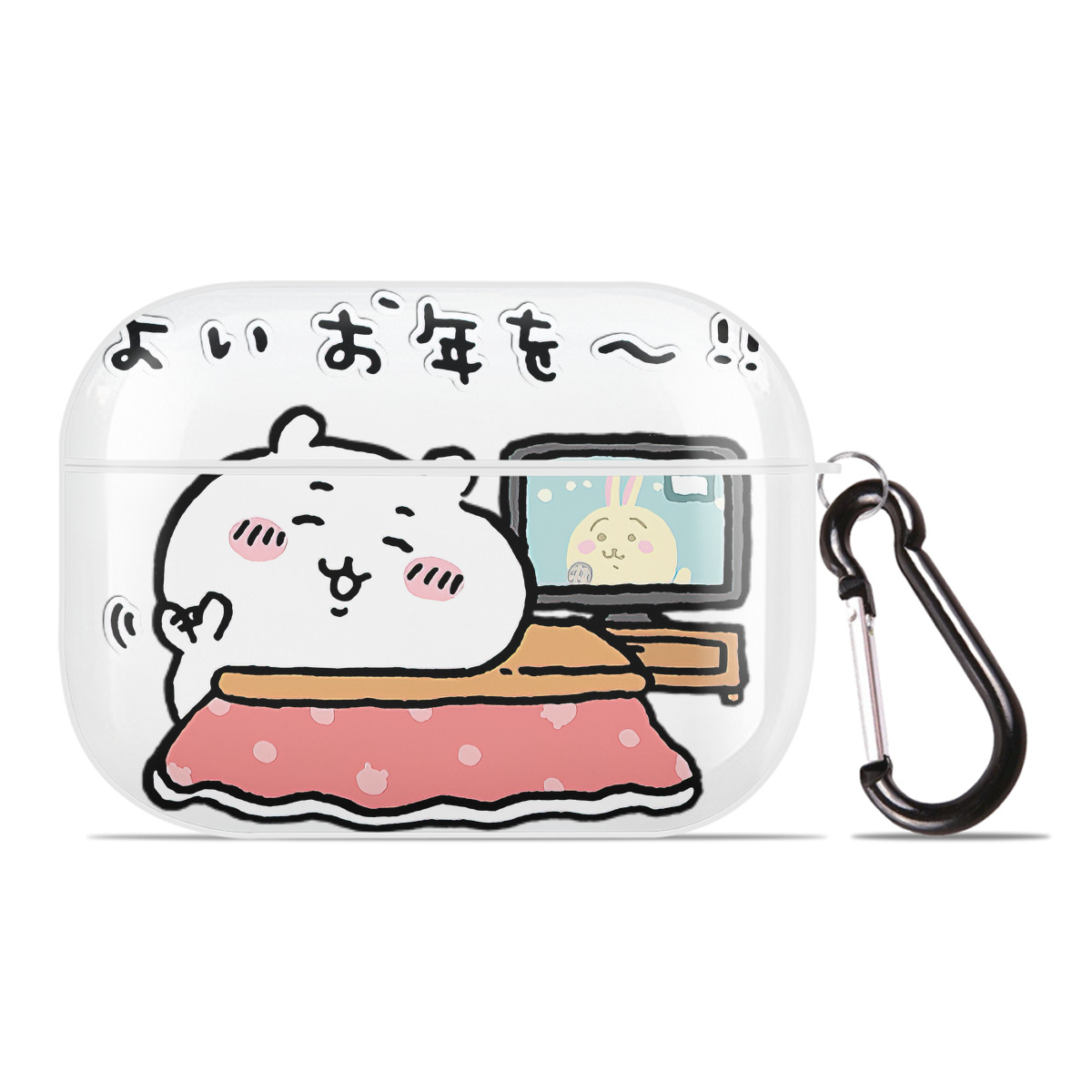 （画像用） ちいかわ ちいかわ Chii-kawa chiikawa 【AirPods Pro用】ハードシェル保護ケース 耐衝撃・防指紋・カラビナ付き商品仕様