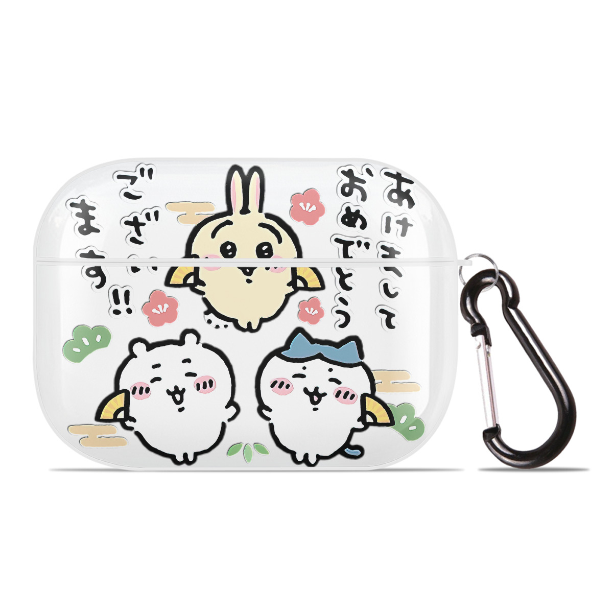 （画像用） ちいかわ ちいかわ Chii-kawa chiikawa 【AirPods Pro用】ハードシェル保護ケース 耐衝撃・防指紋・カラビナ付き商品仕様