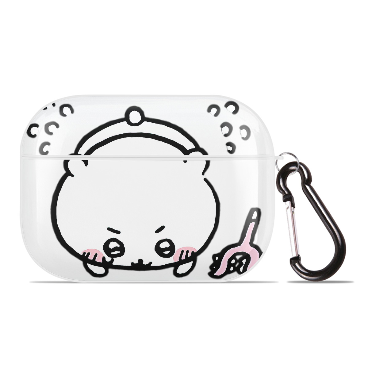 （画像用） ちいかわ ちいかわ Chii-kawa chiikawa 【AirPods Pro用】ハードシェル保護ケース 耐衝撃・防指紋・カラビナ付き商品仕様