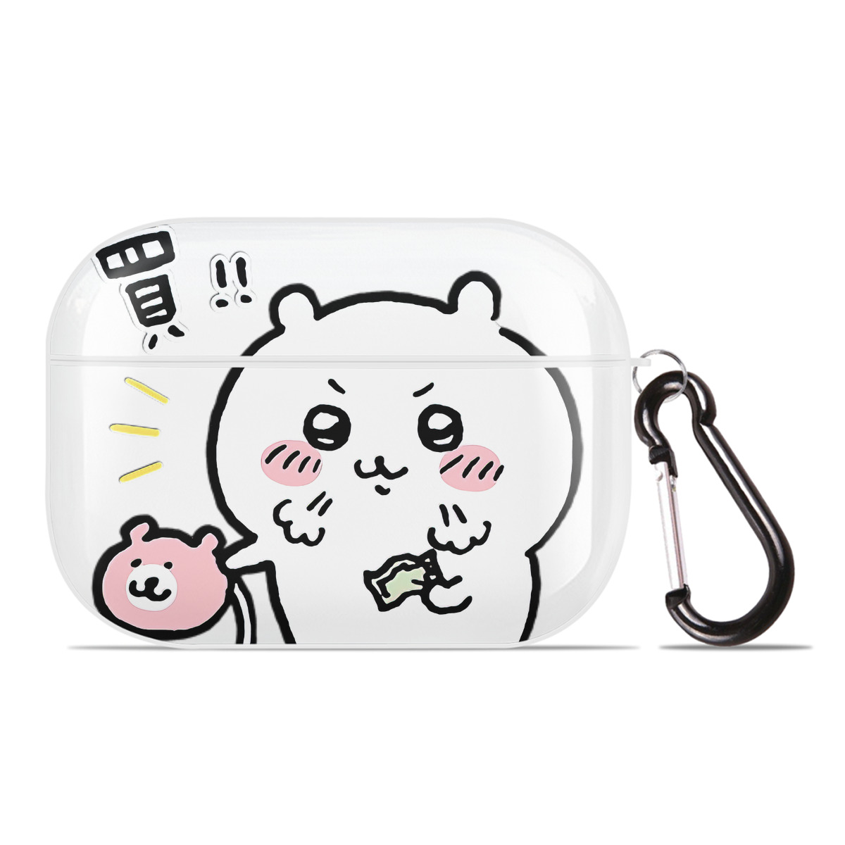（画像用） ちいかわ ちいかわ Chii-kawa chiikawa 【AirPods Pro用】ハードシェル保護ケース 耐衝撃・防指紋・カラビナ付き商品仕様