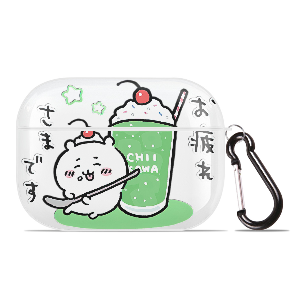 （画像用） ちいかわ ちいかわ Chii-kawa chiikawa 【AirPods Pro用】ハードシェル保護ケース 耐衝撃・防指紋・カラビナ付き商品仕様