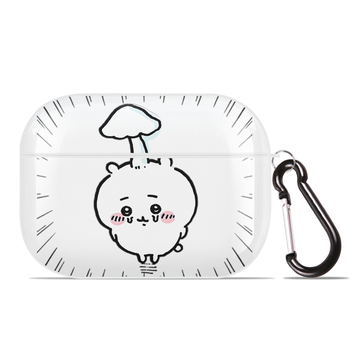 （画像用） ちいかわ ちいかわ Chii-kawa chiikawa 【AirPods Pro用】ハードシェル保護ケース 耐衝撃・防指紋・カラビナ付き商品仕様