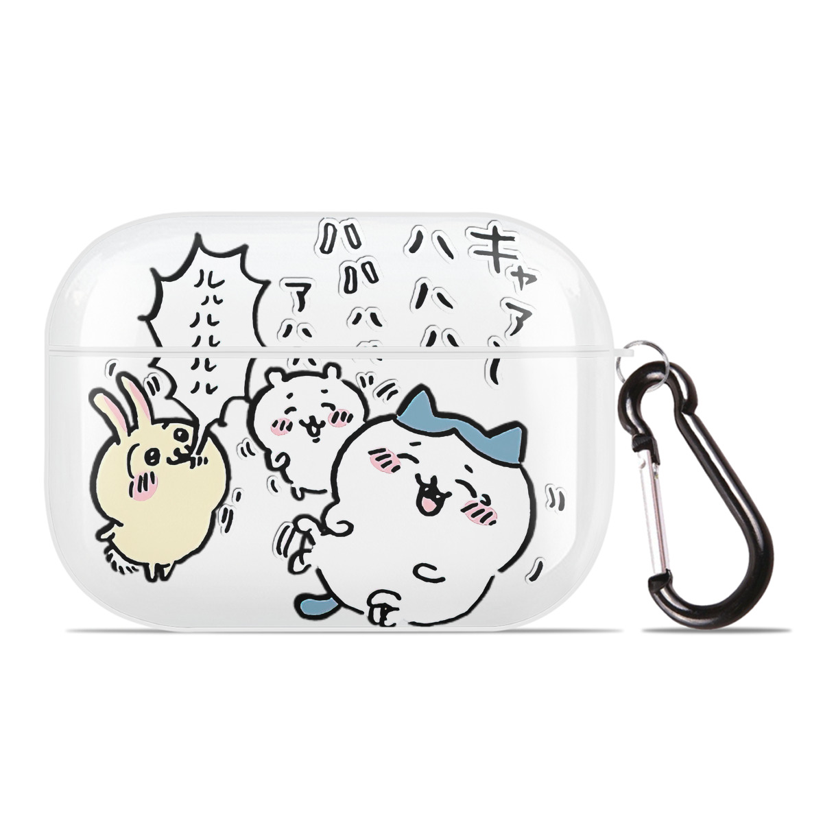 （画像用） ちいかわ うさぎ Chii-kawa usagi 【AirPods Pro用】ハードシェル保護ケース 耐衝撃・防指紋・カラビナ付き商品仕様