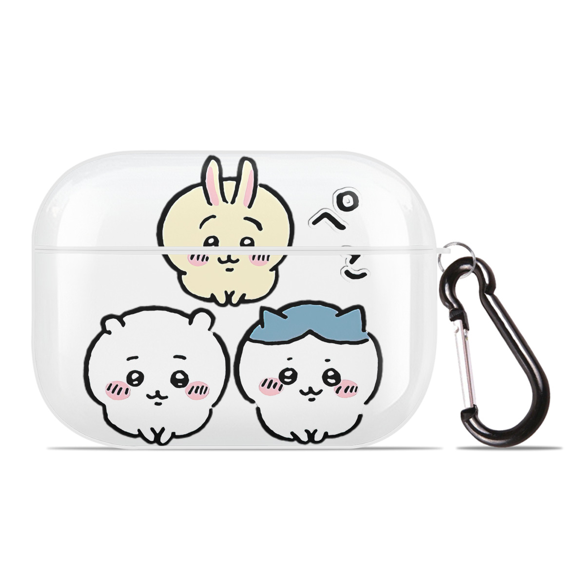 （画像用） ちいかわ うさぎ Chii-kawa usagi 【AirPods Pro用】ハードシェル保護ケース 耐衝撃・防指紋・カラビナ付き商品仕様