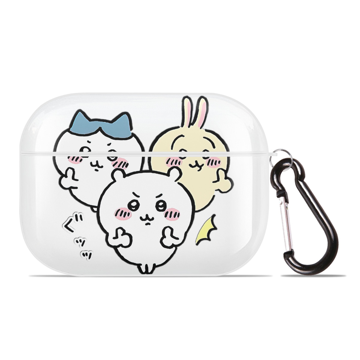 （画像用） ちいかわ うさぎ Chii-kawa usagi 【AirPods Pro用】ハードシェル保護ケース 耐衝撃・防指紋・カラビナ付き商品仕様