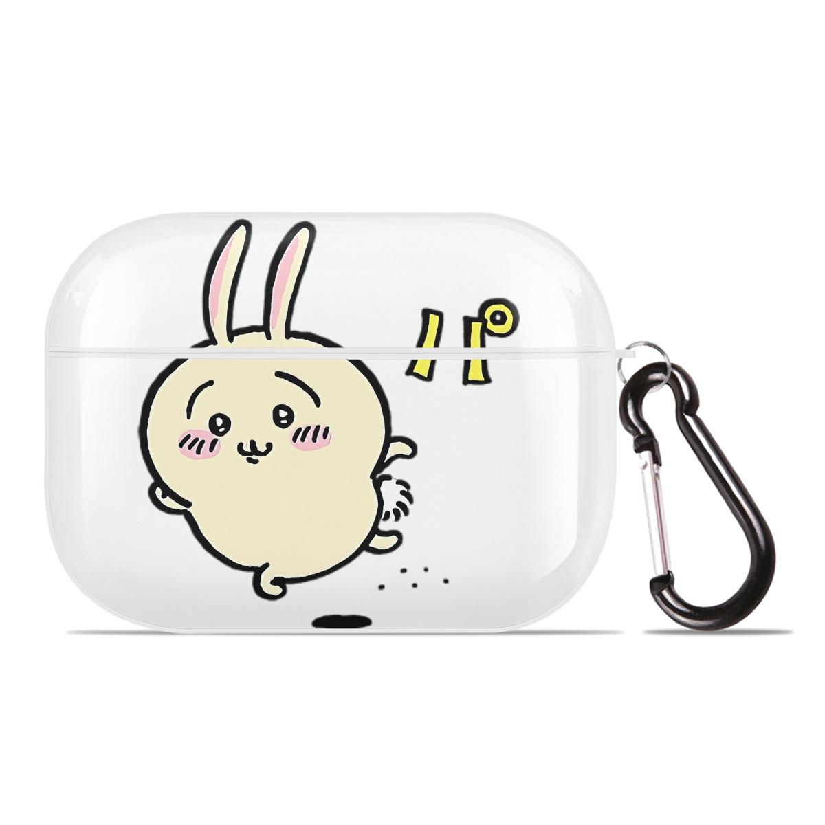 （画像用） ちいかわ うさぎ Chii-kawa usagi 【AirPods Pro用】ハードシェル保護ケース 耐衝撃・防指紋・カラビナ付き商品仕様