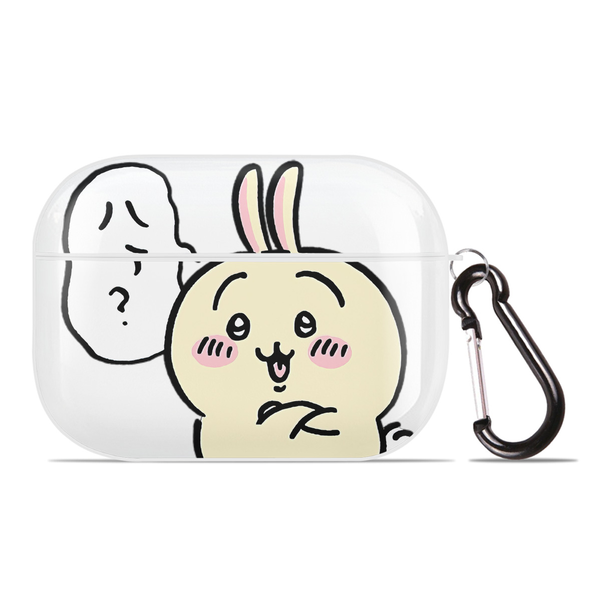 （画像用） ちいかわ うさぎ Chii-kawa usagi 【AirPods Pro用】ハードシェル保護ケース 耐衝撃・防指紋・カラビナ付き商品仕様