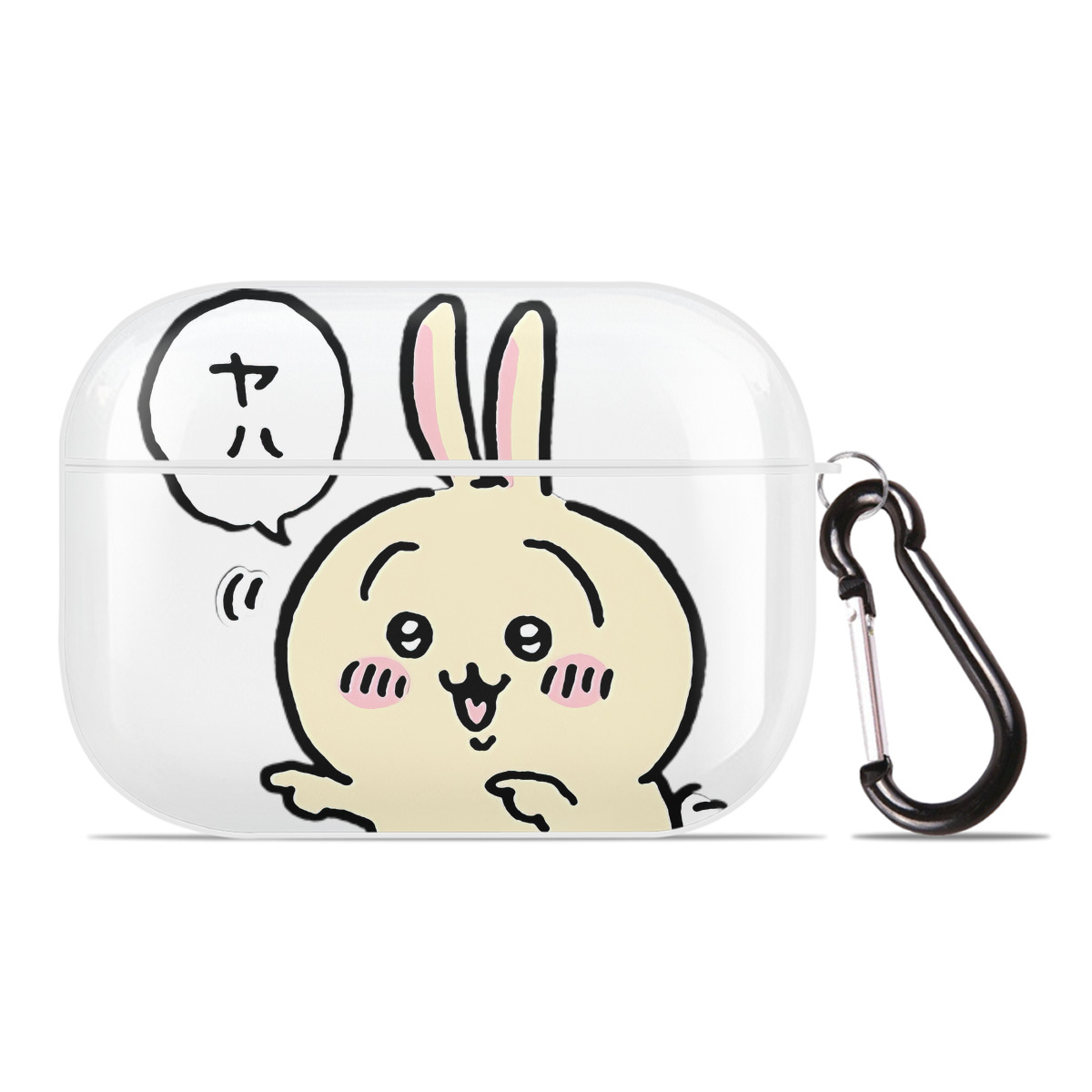 （画像用） ちいかわ うさぎ Chii-kawa usagi 【AirPods Pro用】ハードシェル保護ケース 耐衝撃・防指紋・カラビナ付き商品仕様