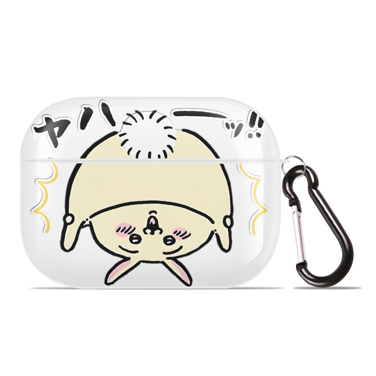 （画像用） ちいかわ うさぎ Chii-kawa usagi 【AirPods Pro用】ハードシェル保護ケース 耐衝撃・防指紋・カラビナ付き商品仕様
