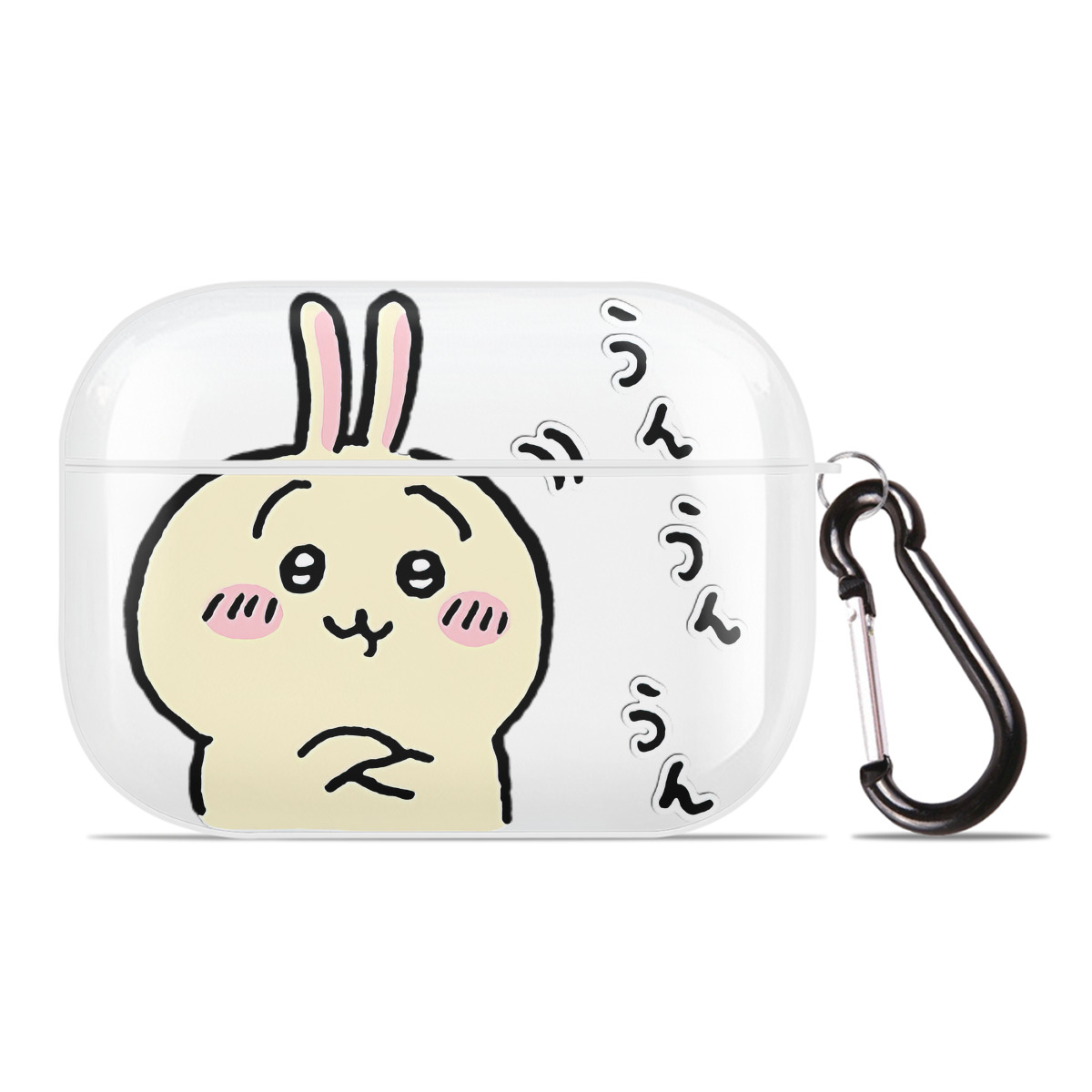 （画像用） ちいかわ うさぎ Chii-kawa usagi 【AirPods Pro用】ハードシェル保護ケース 耐衝撃・防指紋・カラビナ付き商品仕様