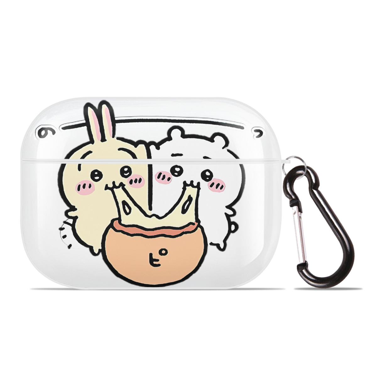 （画像用） ちいかわ うさぎ Chii-kawa usagi 【AirPods Pro用】ハードシェル保護ケース 耐衝撃・防指紋・カラビナ付き商品仕様