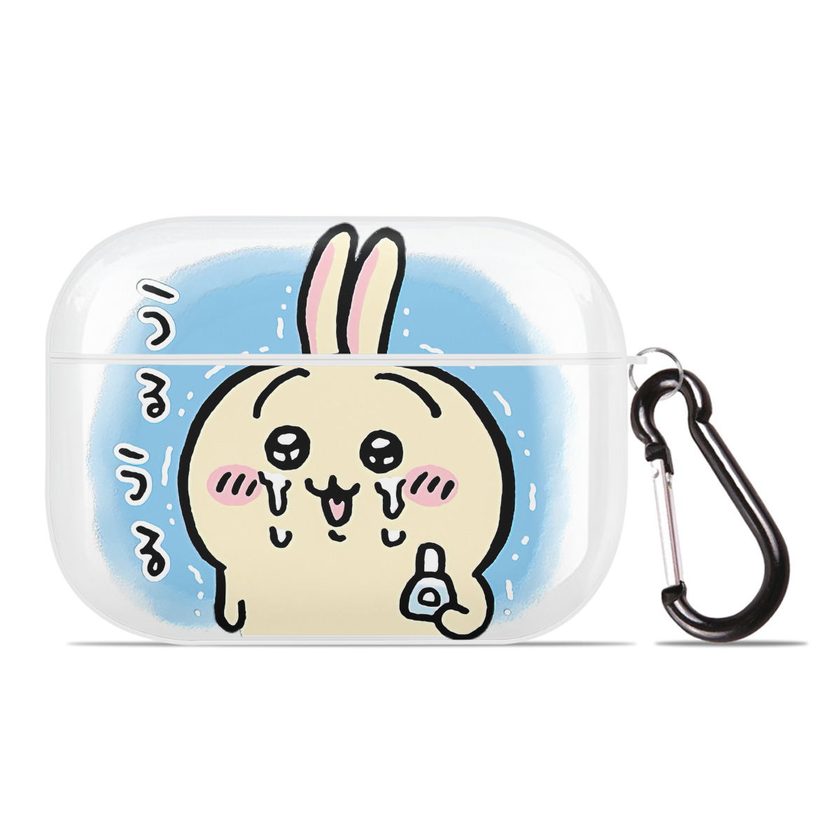 （画像用） ちいかわ うさぎ Chii-kawa usagi 【AirPods Pro用】ハードシェル保護ケース 耐衝撃・防指紋・カラビナ付き商品仕様