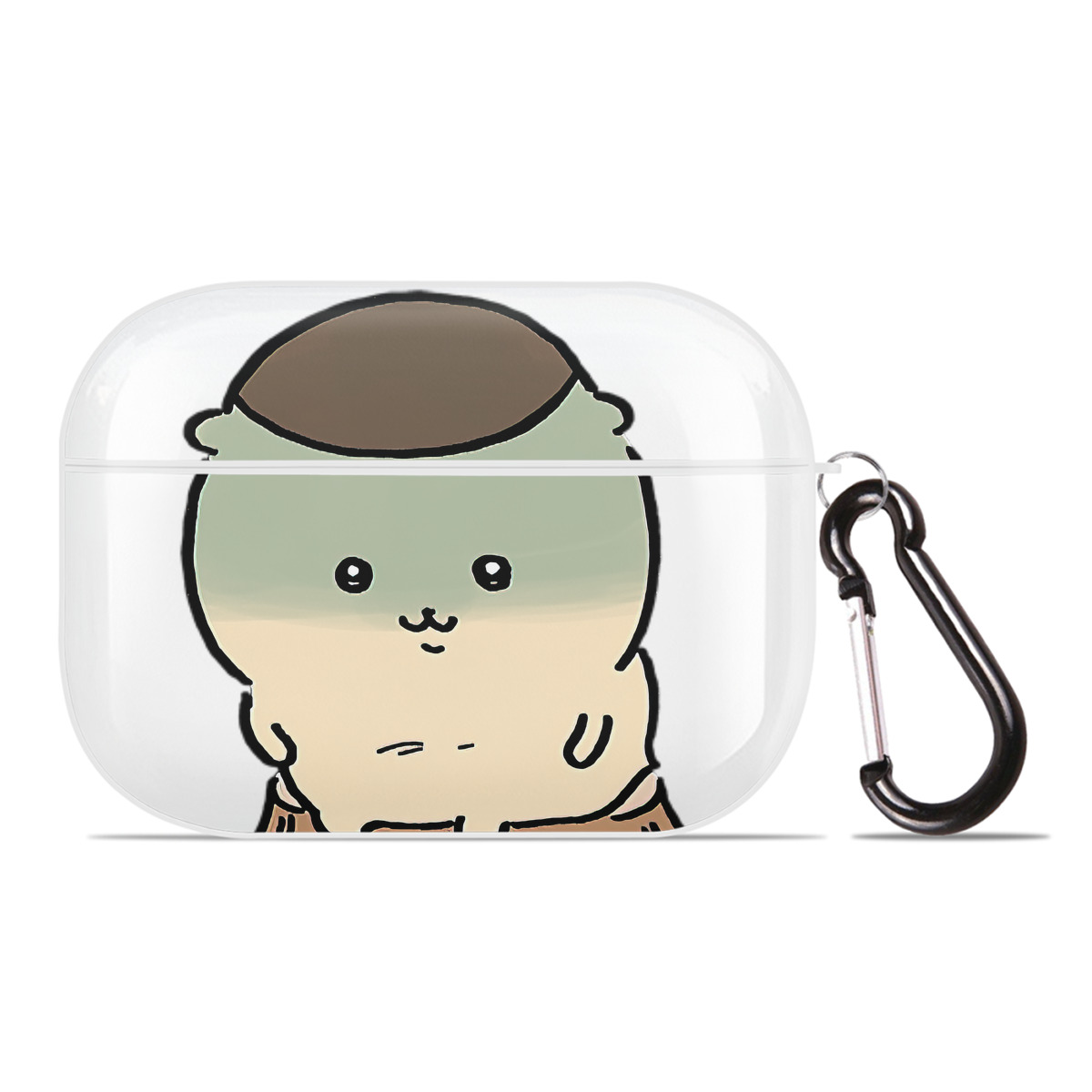 （画像用） ちいかわ くりまんじゅう Chii-kawa kuri manjū 【AirPods Pro用】ハードシェル保護ケース 耐衝撃・防指紋・カラビナ付き商品仕様